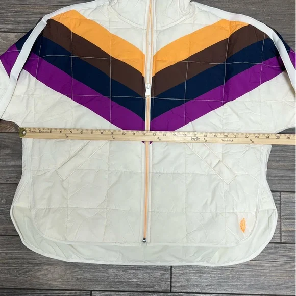NWT Free People Movement x Hatch XS X-Small Printed Puffer Jacket Packable Coat - Picture 10 of 16